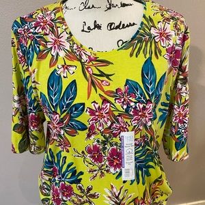 Floral short sleeve T-shirt